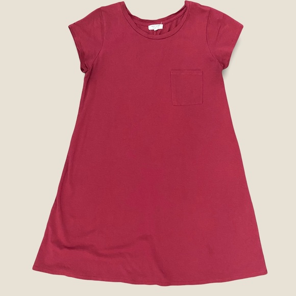 Heart & hips cranberry size large tunic or mini dress with front pocket - Picture 9 of 9